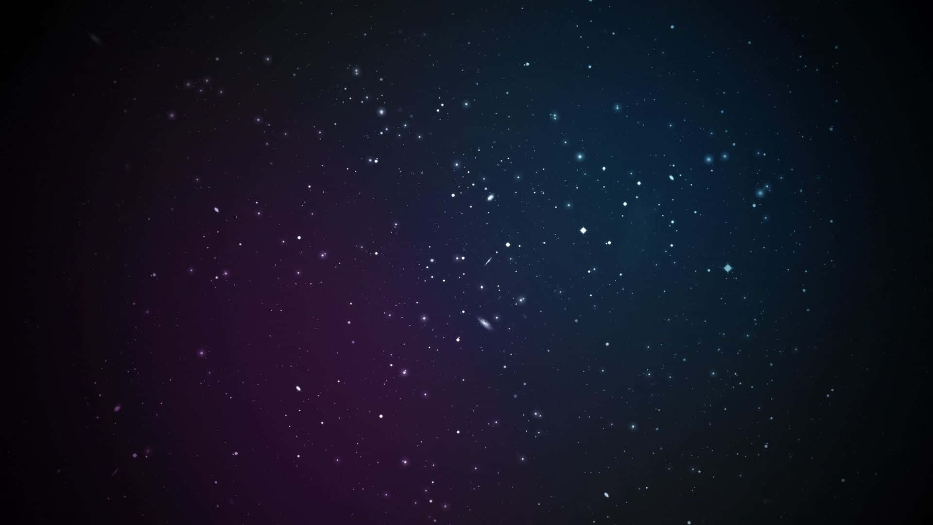 A night sky illuminated by countless stars, creating a beautiful aesthetic in the sky Wallpaper