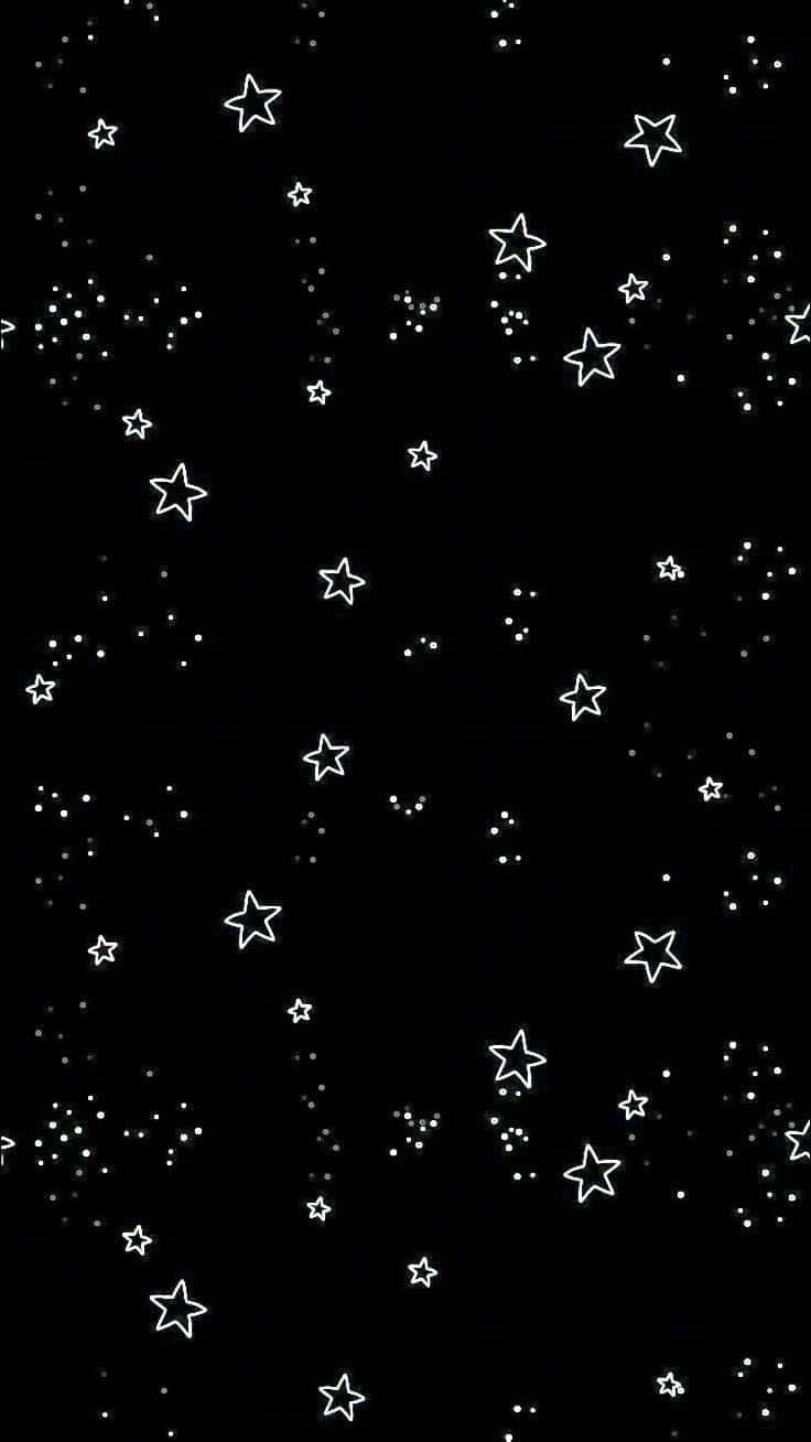 Stars Outline Aesthetic Tumblr Wallpaper