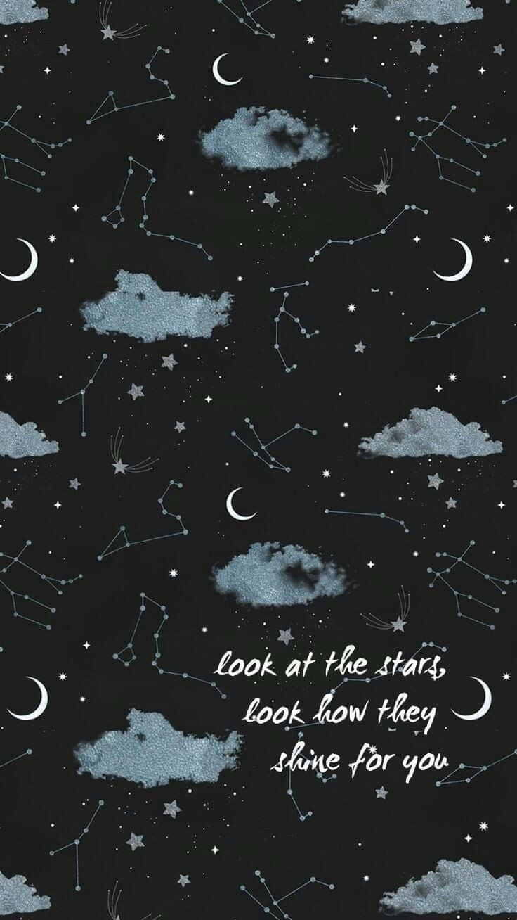 Stars Quote Aesthetic Tumblr Wallpaper