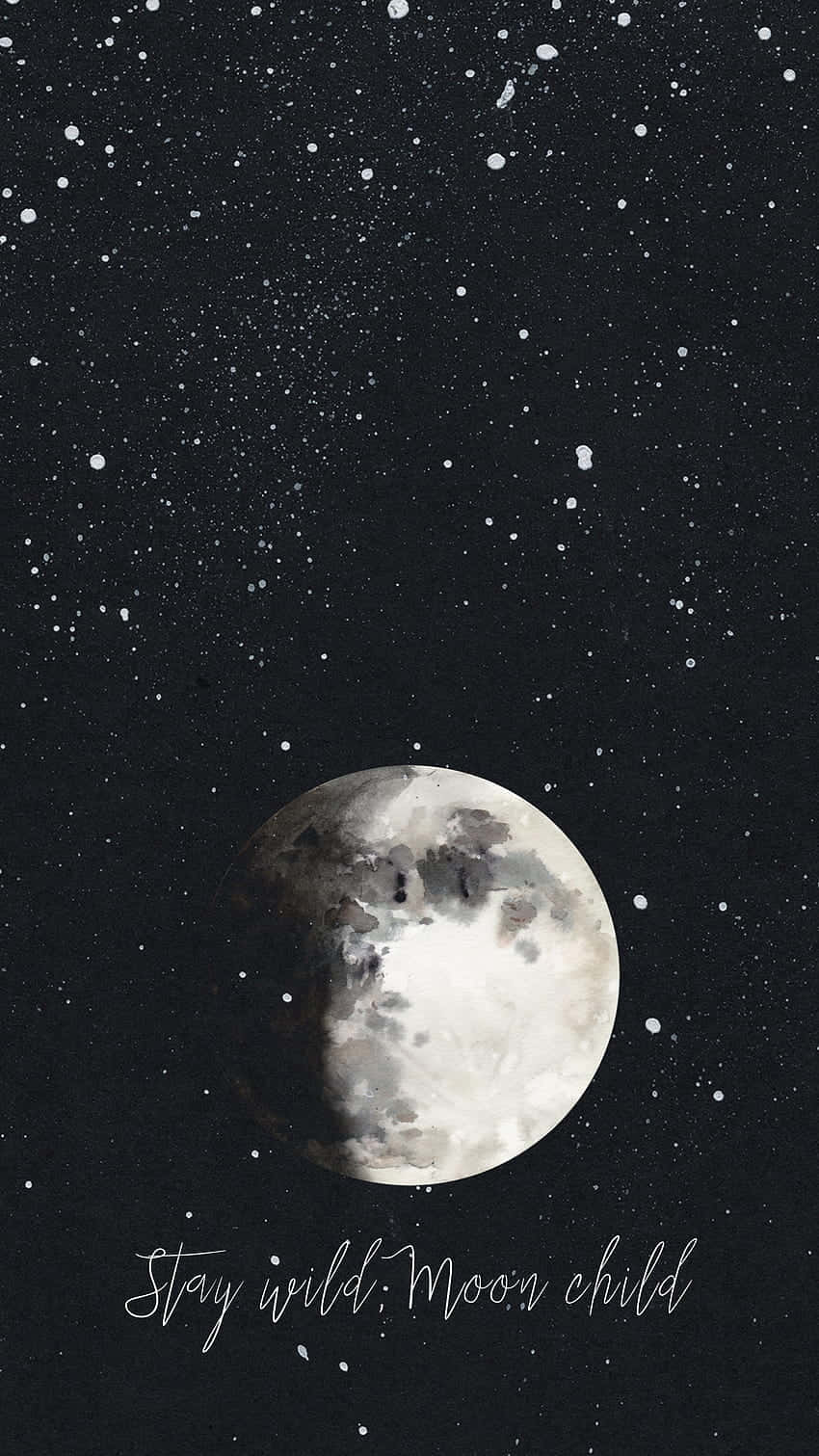 Fondode Estrellas Y Luna
