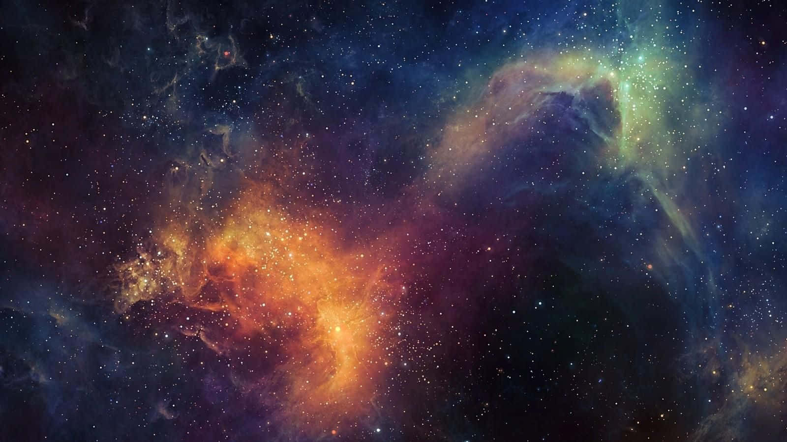 Formaframtiden Av Teknologi Med Stars-datorn. Wallpaper