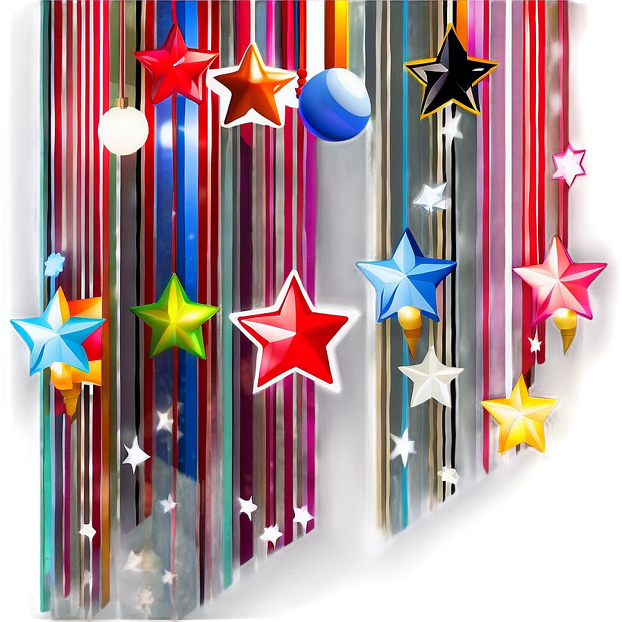 Stars Decoration Transparent Png 05252024 PNG