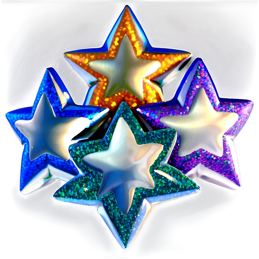 Stars Glitter Transparent Png 05252024 PNG