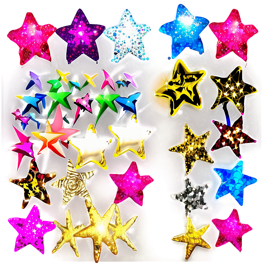 Stars Glitter Transparent Png Kar90 PNG