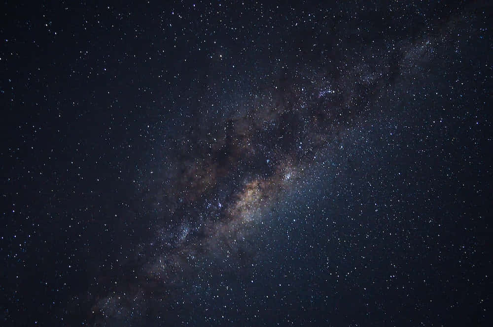 Imagende Estrellas En El Espacio, En Una Nube De Polvo De La Vía Láctea.