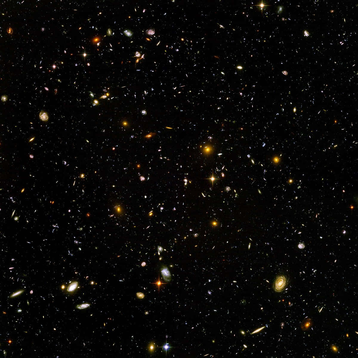 Stjärnori Rymden Hubble-galaxbild