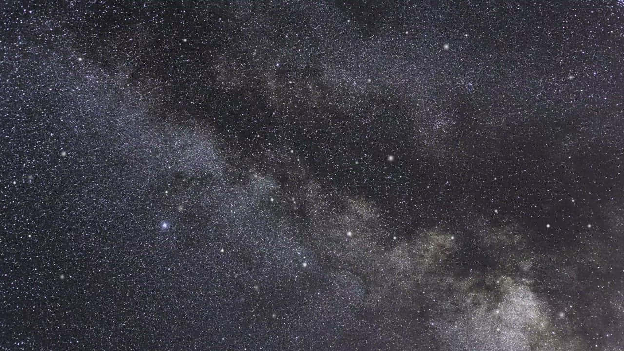 Imagende Estrellas En El Espacio, Núcleo De La Vía Láctea.
