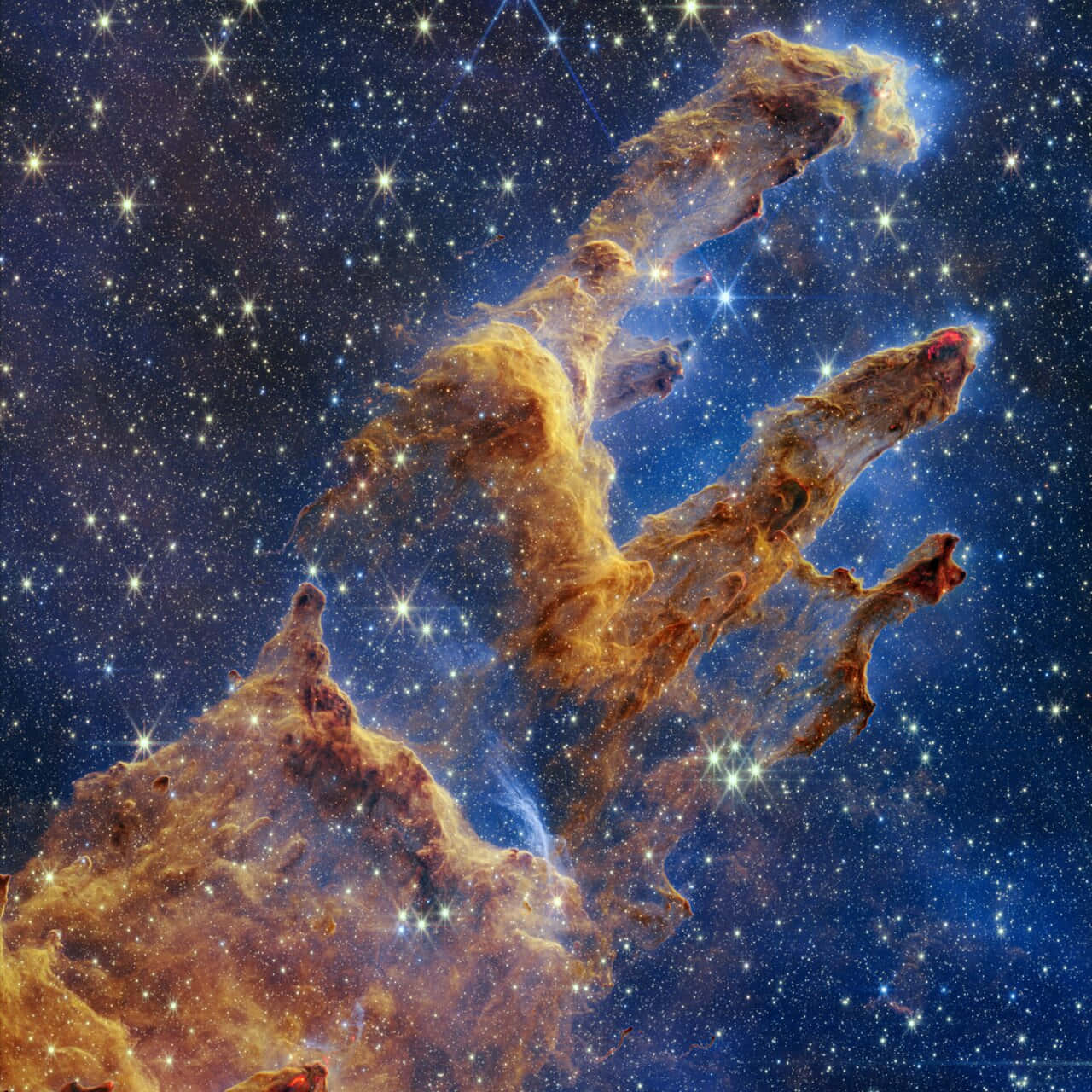 Estrellasen El Espacio - Pilares De La Creación, Imagen De La Nasa.