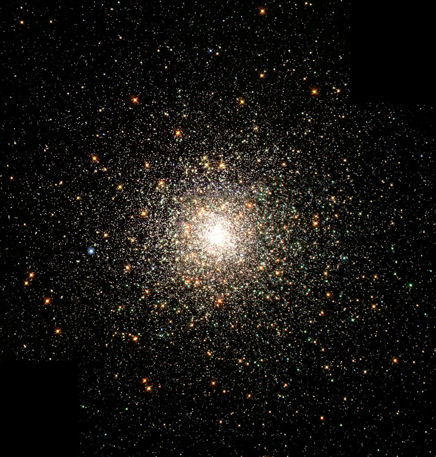 Imagende Un Cúmulo Globular De Estrellas En El Espacio