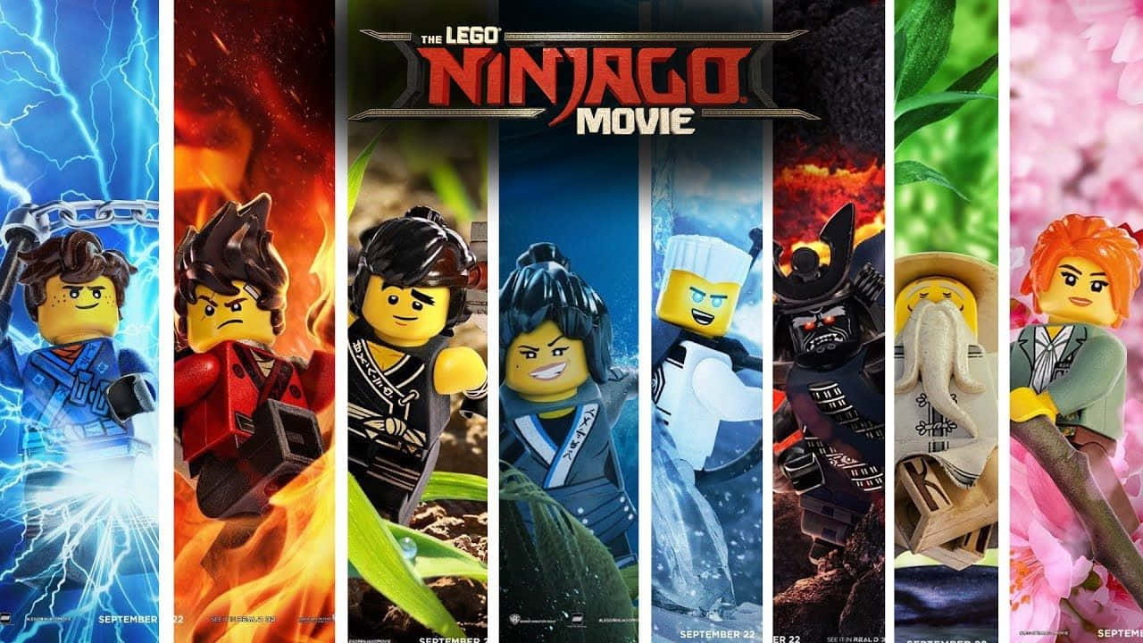 Stars Of The Lego Ninjago Movie Wallpaper