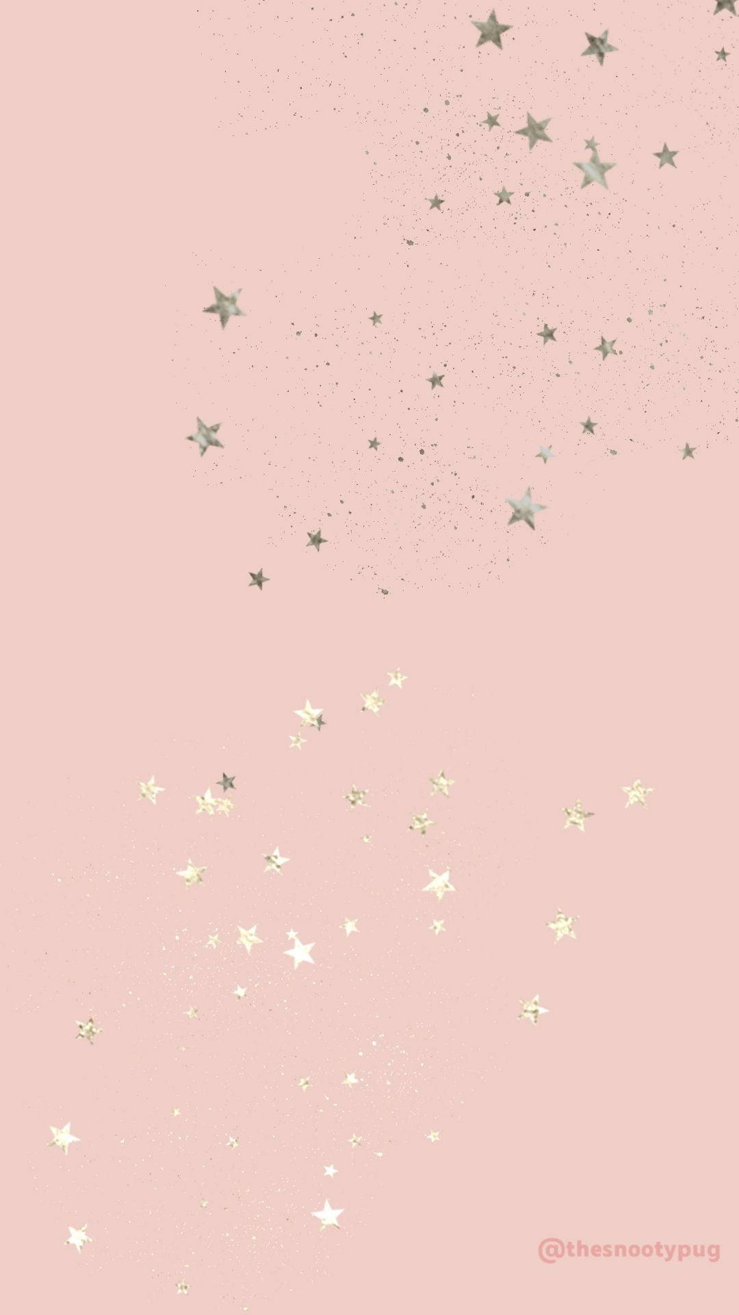 Stars Rose Gold Tumblr Wallpaper