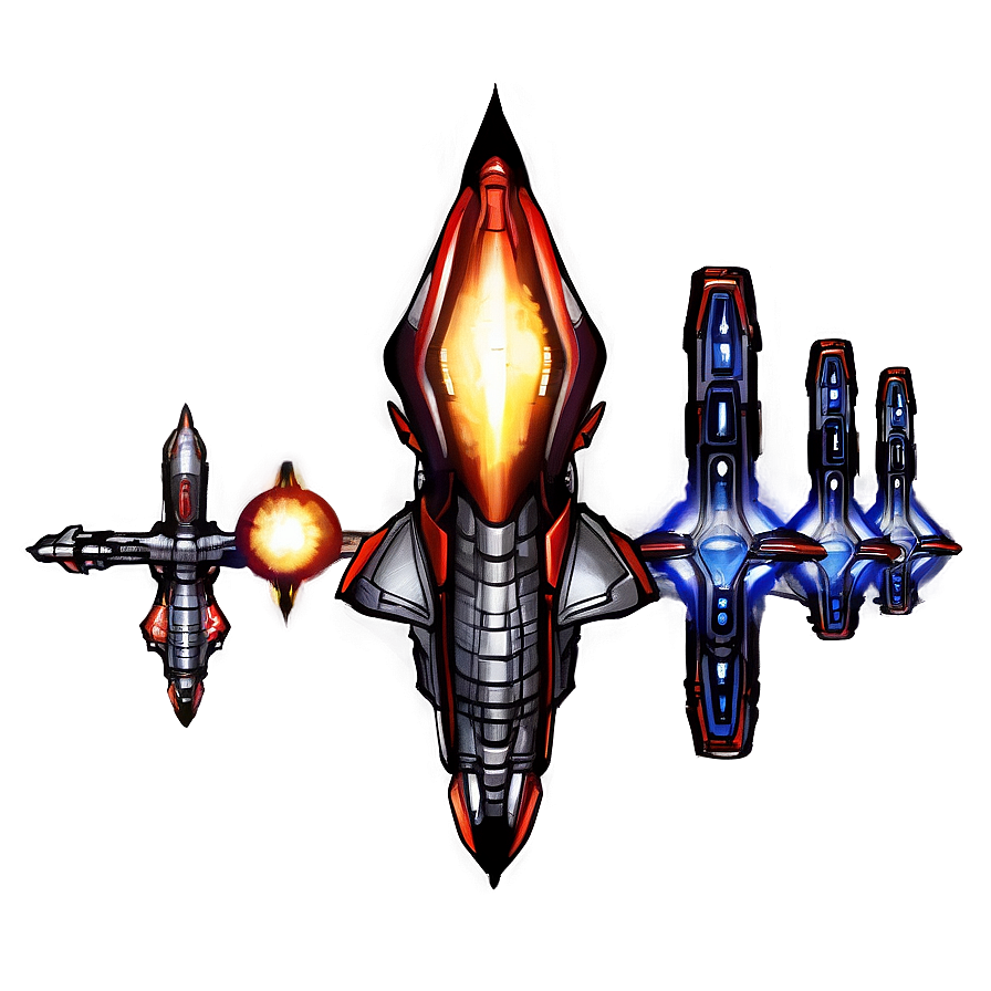 Starship Battle Formation Png 36 PNG