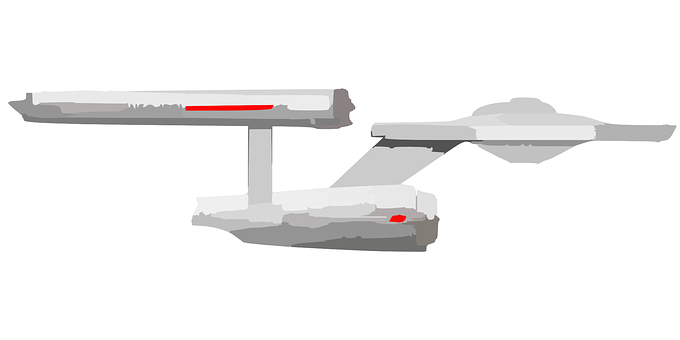 Starship Enterprise Silhouette PNG