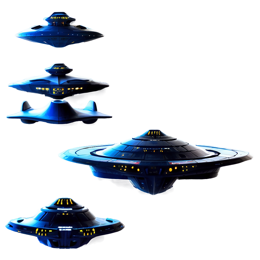 Starship Fleet Formation Png Hyb65 PNG