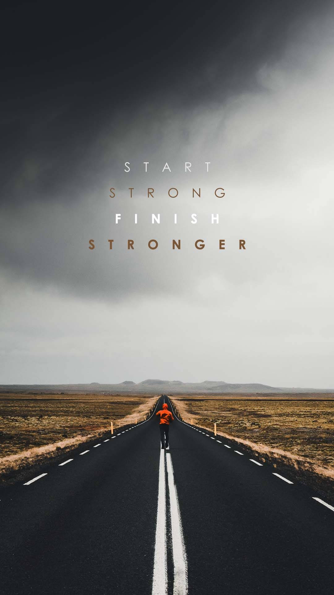 Start Strong Marathon Quote