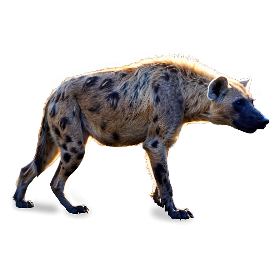 Download Starving Hyena Searching Png Tic | Wallpapers.com