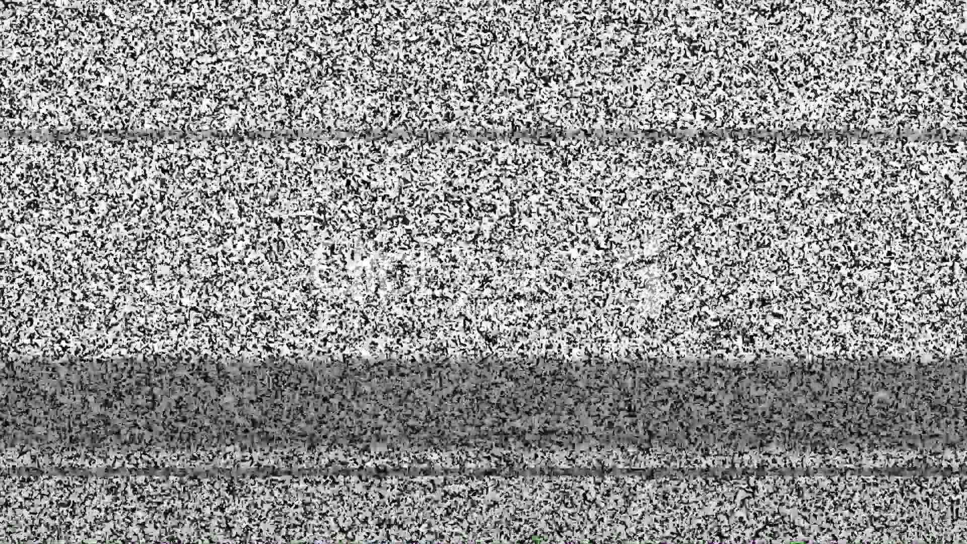 Un'immaginein Bianco E Nero Di Uno Schermo Televisivo