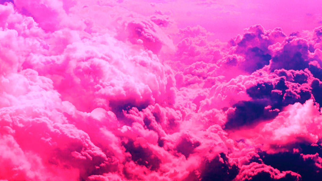 Static Dark Pink Skies Wallpaper