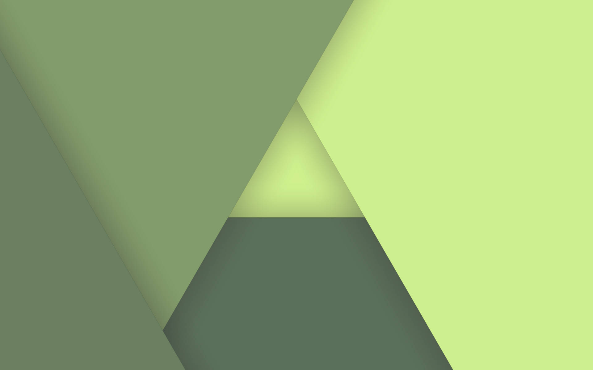 Static Green Triangles Wallpaper