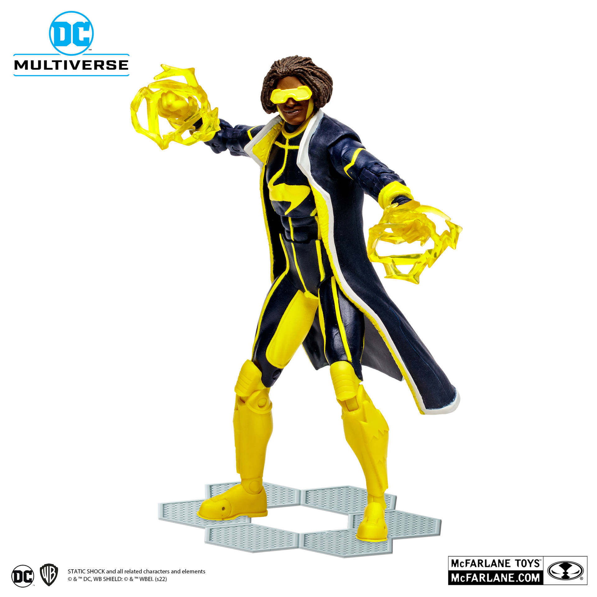 Static Shock Toy Attack Pose Wallpaper