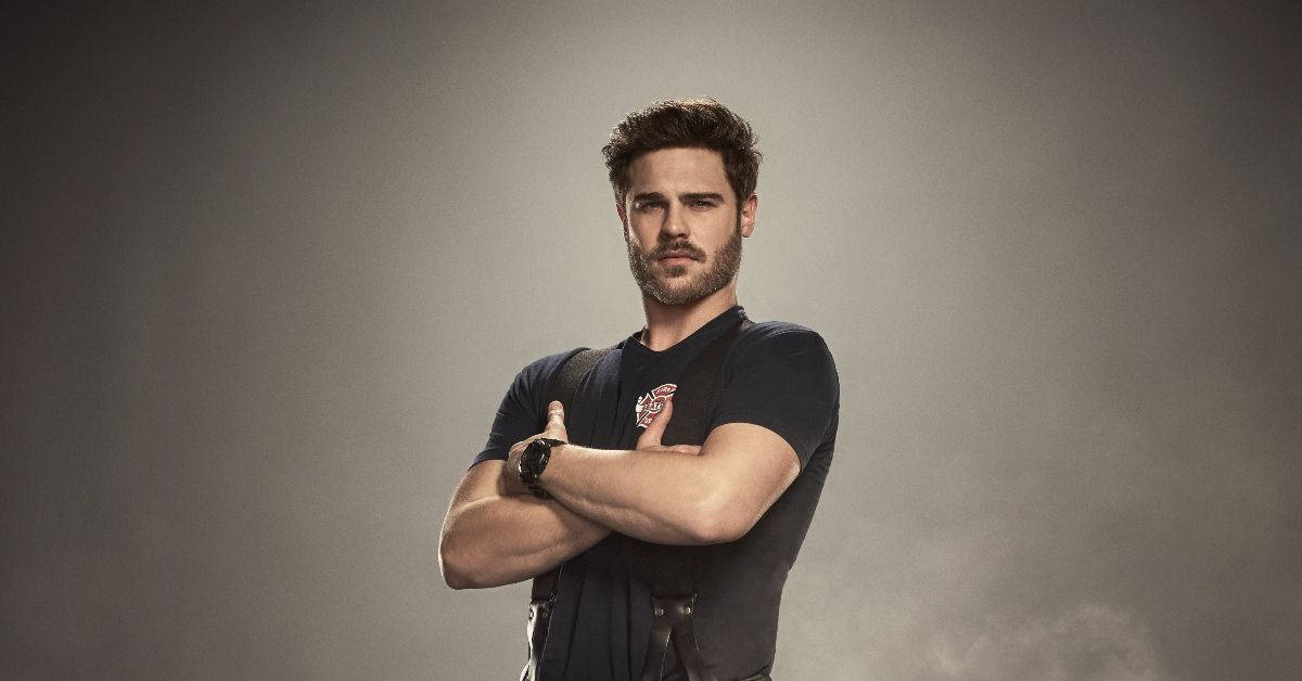 Station 19's Firefighter Jack Gibson in Action Wallpaper