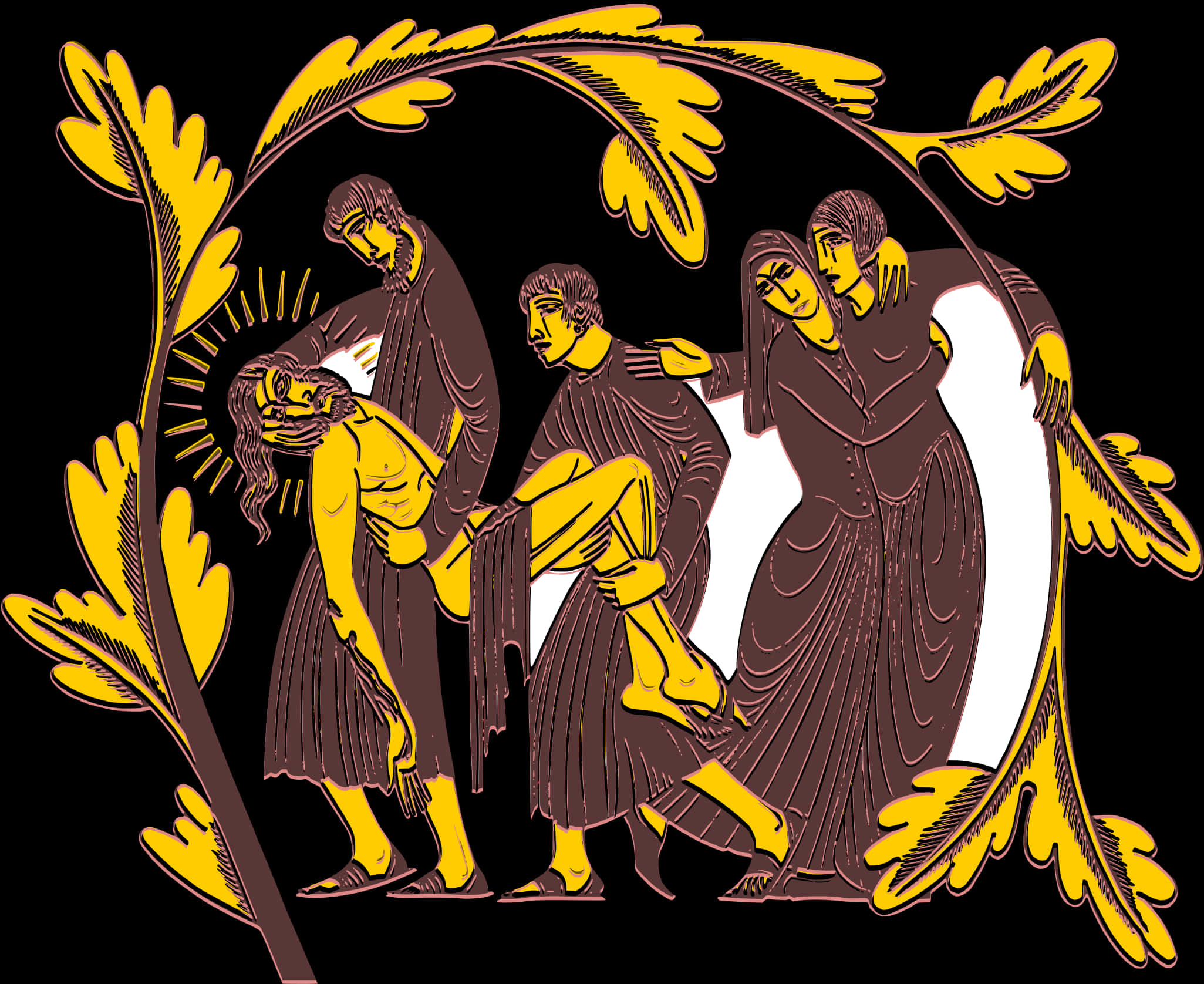 Stationsofthe Cross Depiction PNG