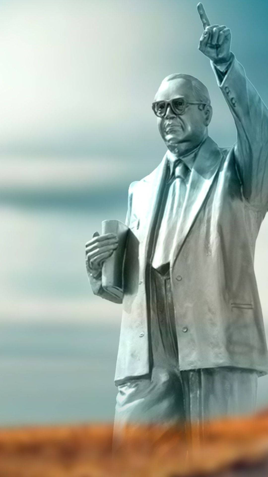 Statua Di Ambedkar 4k Sfondo