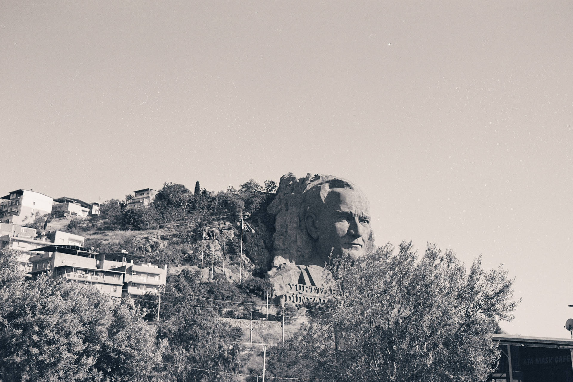 Statua Della Provincia Di Ataturk Izmir Sfondo