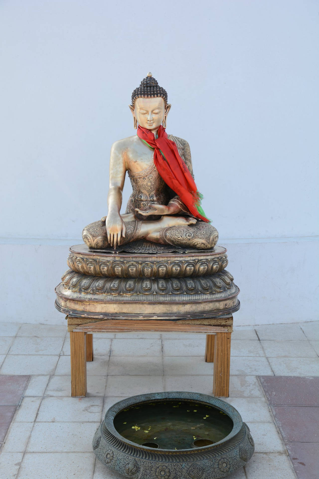 Estatuade Gautama Buda Hd Fondo de pantalla