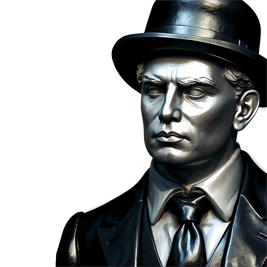 Statue Of Thinking Gentleman Png 15 PNG