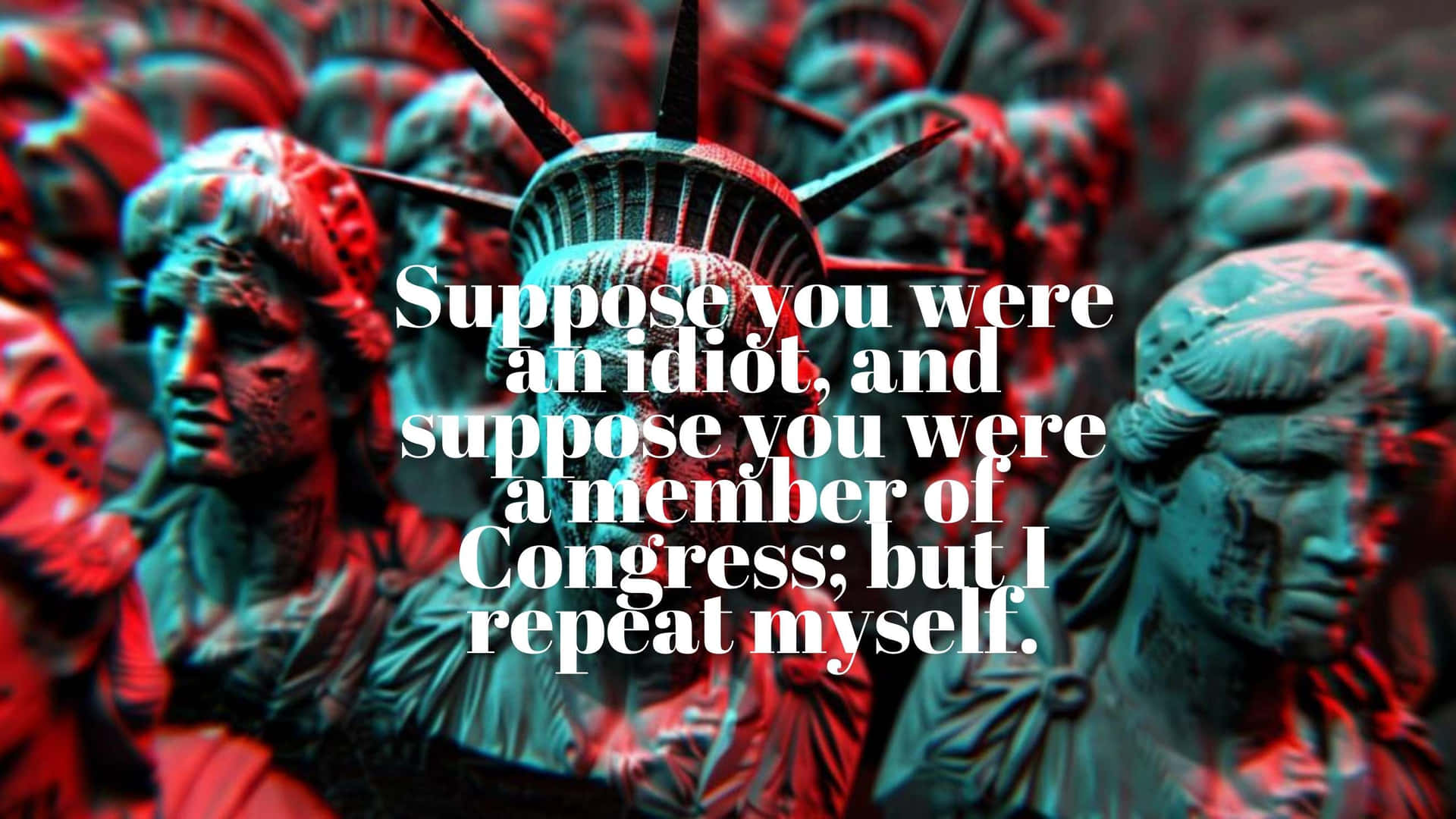Statueof Liberty Congress Quote Wallpaper