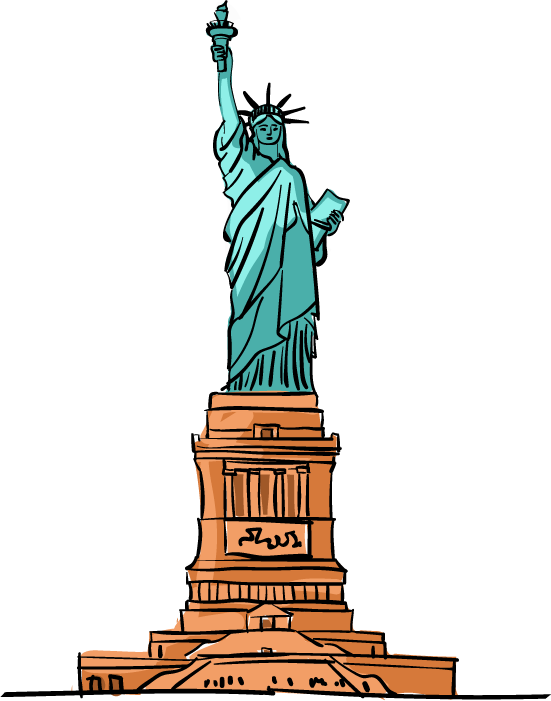 Download Statueof Liberty Illustration | Wallpapers.com