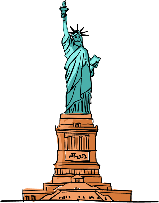 Statueof Liberty Illustration PNG
