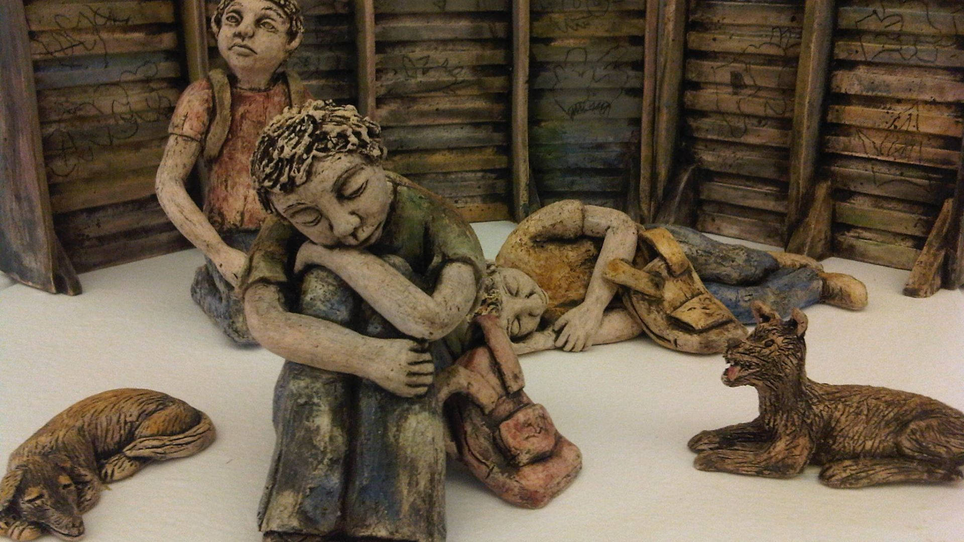 Statues Of Children Picture