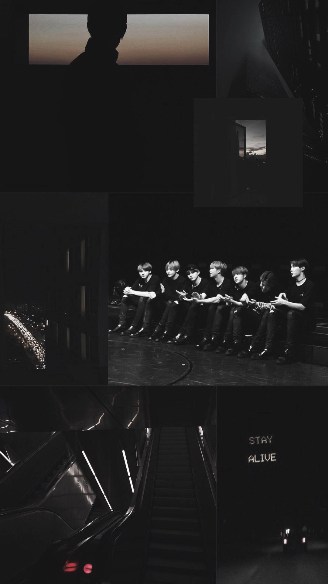 Stay Alive Bts Black Aesthetic Background