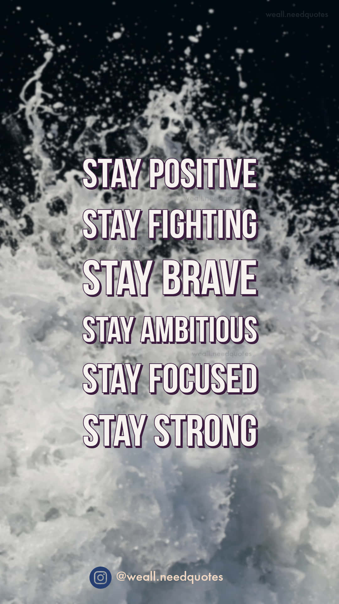 Stay Positive and Face Challenges with Courage and Optimism Wallpaper