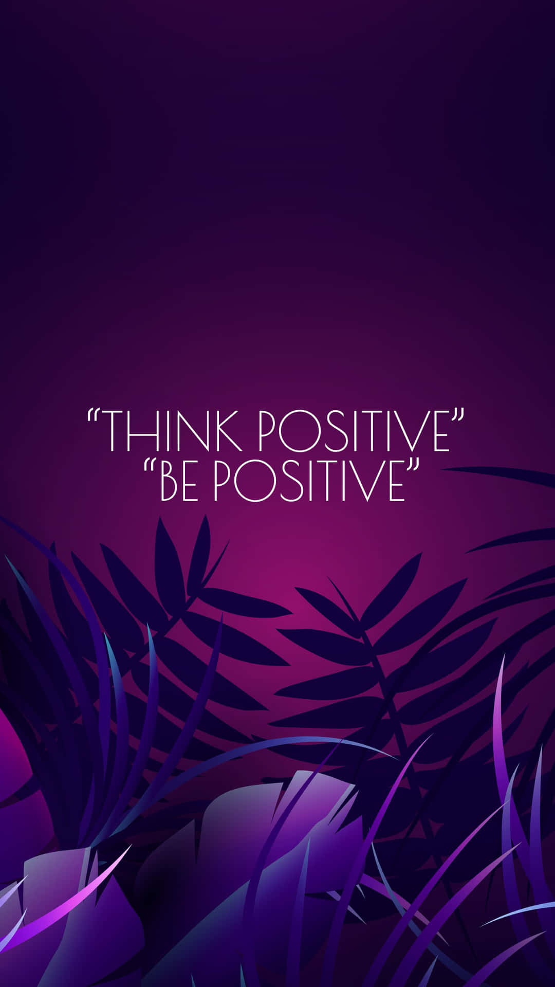 Think Positive logo graphics HD phone wallpaper  Pxfuel