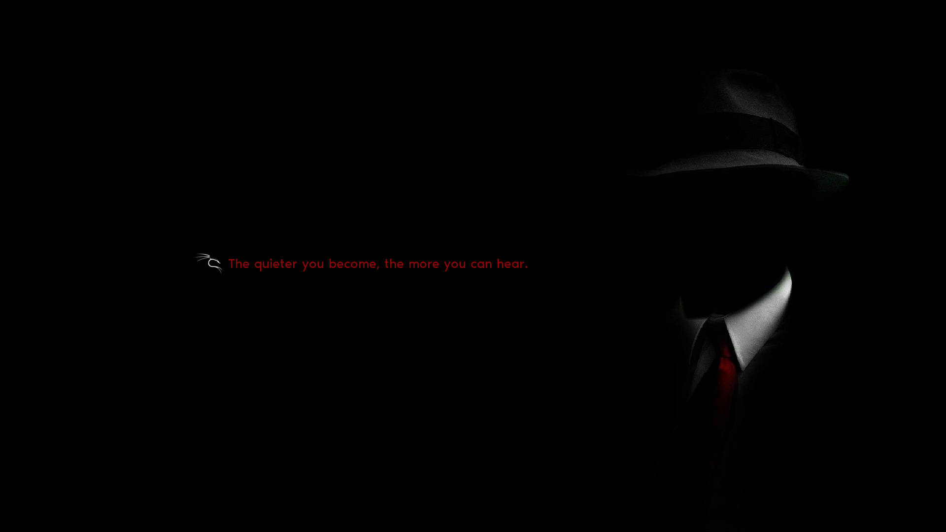 Stay Quiet With Kali Linux Wallpaper