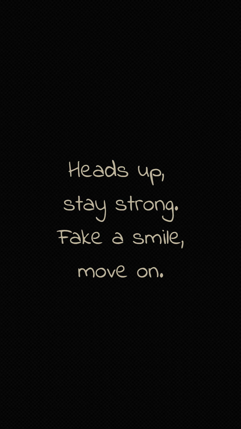 Stay Strong Black And White Quotes Background