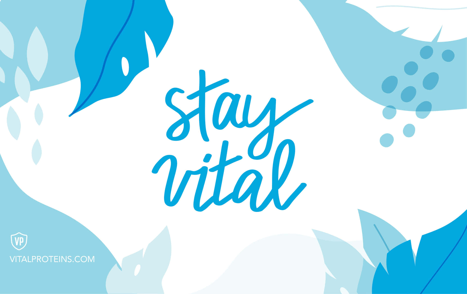 Stay Vital Quote Wallpaper