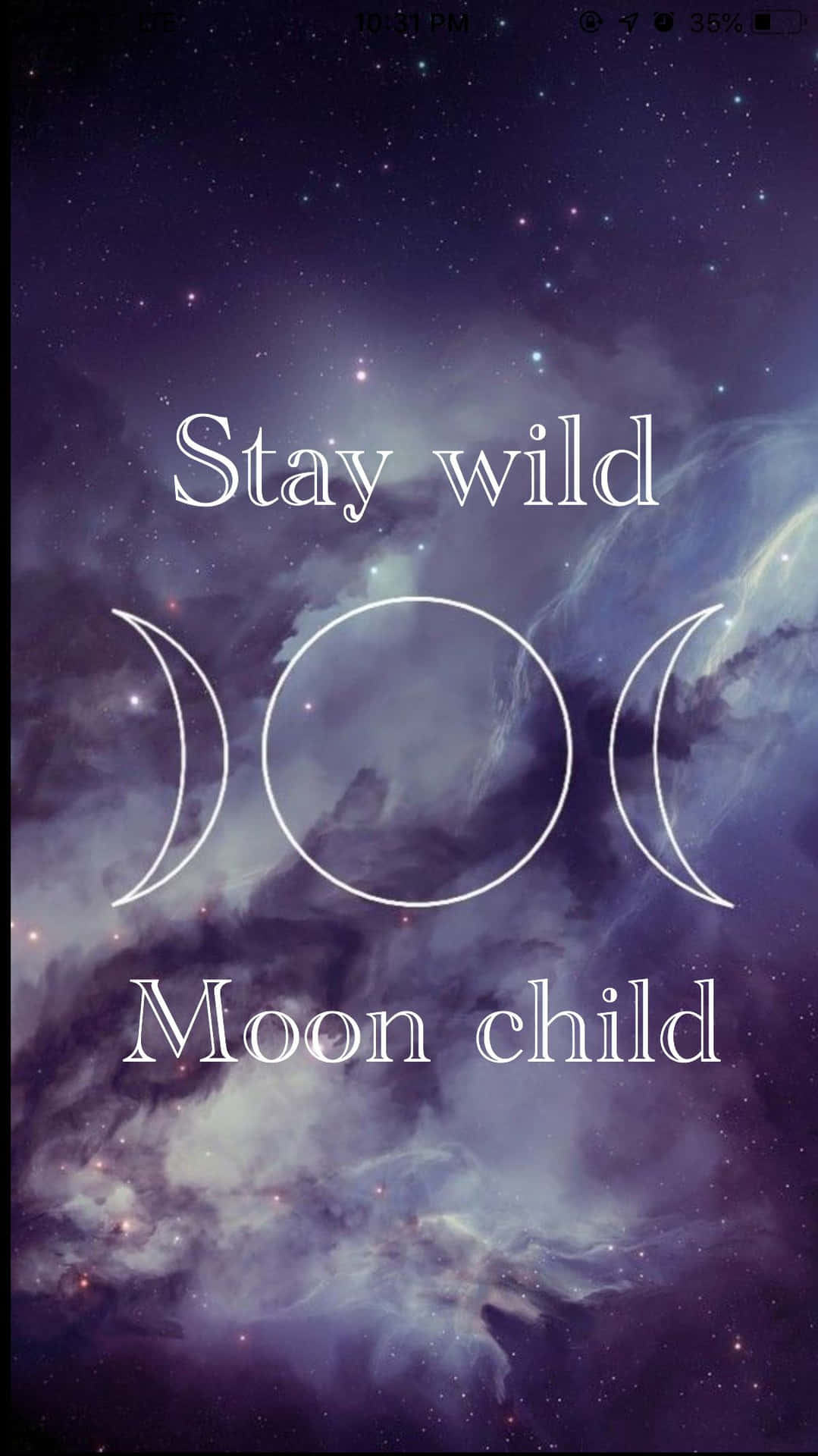 Stay Wild Moon Child Phone Wallpaper Wallpaper