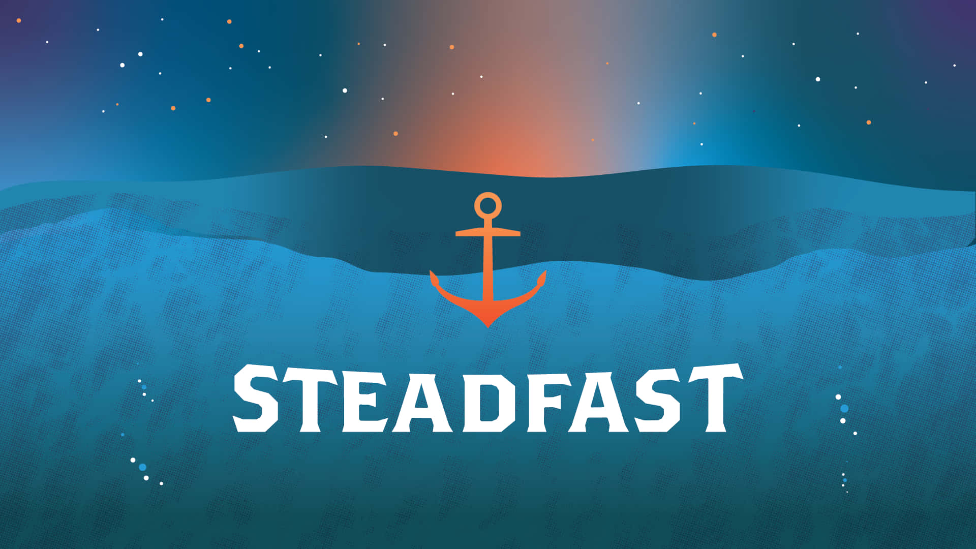 Steadfast Anchor Nautical Theme Wallpaper