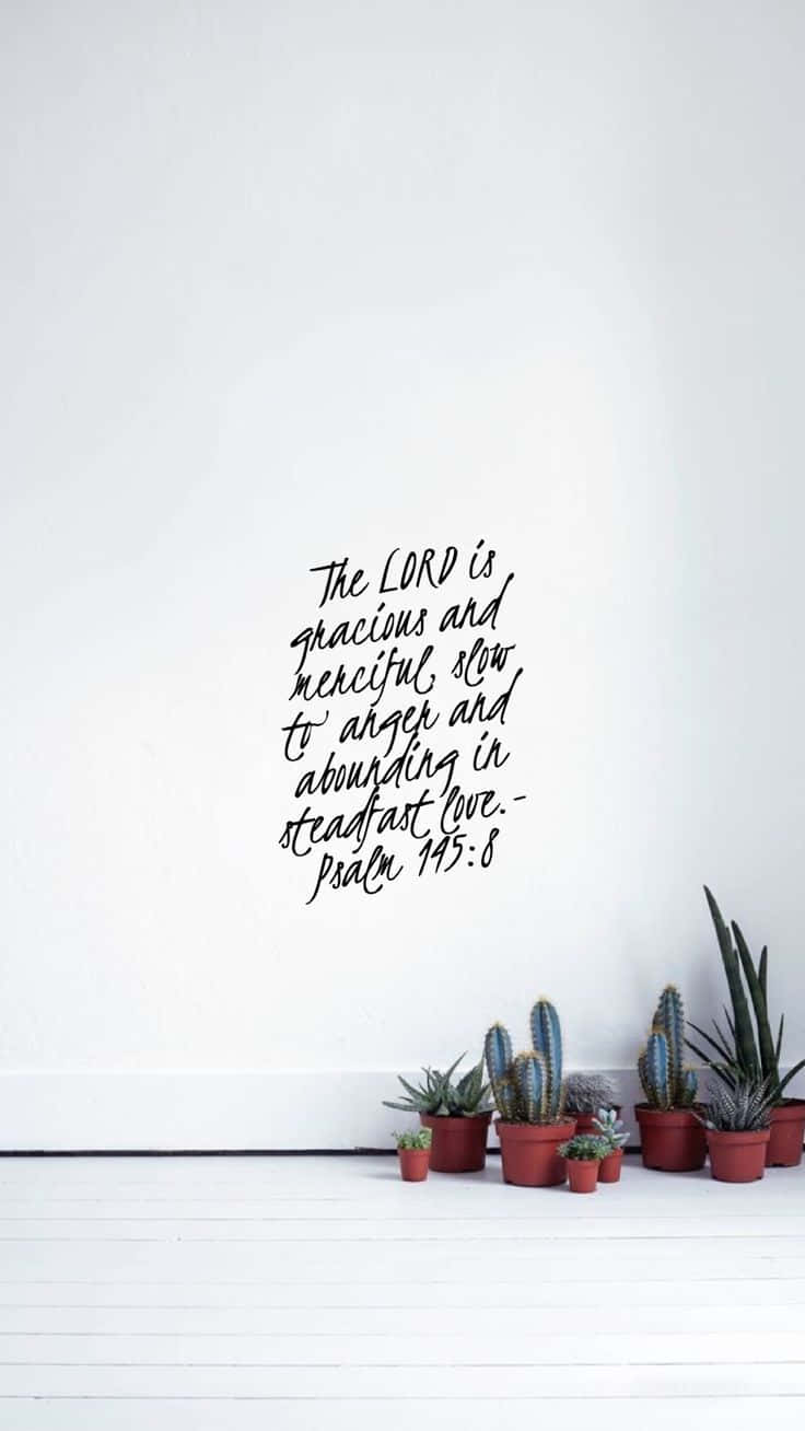 Steadfast Love Scripture Wall Art Wallpaper