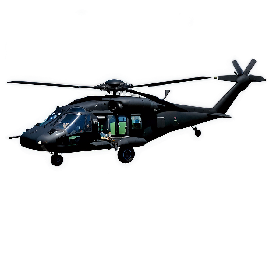 Stealth Black Hawk Helicopter Png 32 PNG