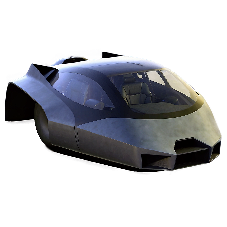 Stealth Flying Car Prototype Png 06202024 PNG