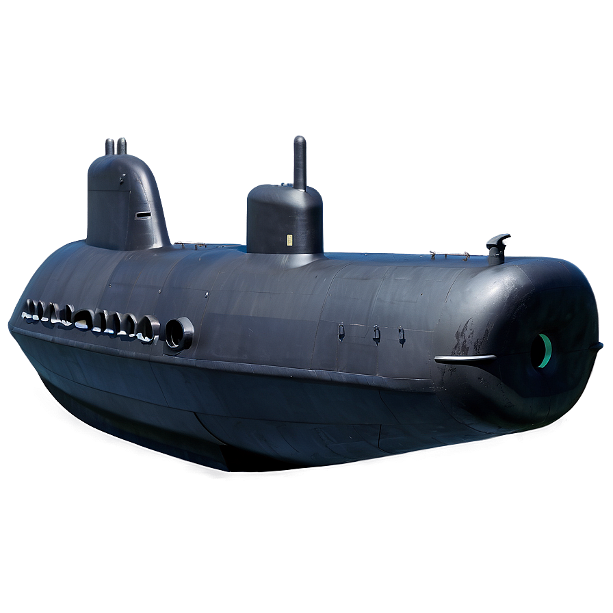 Stealth Military Submarine Png 05252024 PNG