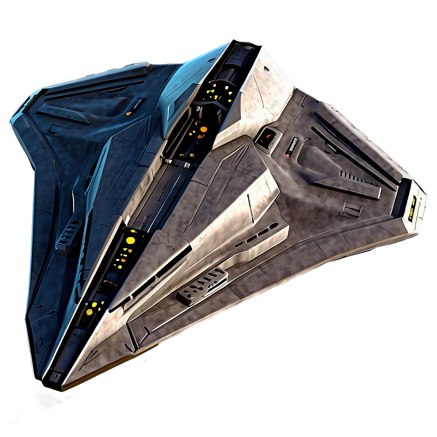 Stealth Starship Design Png Rvb PNG