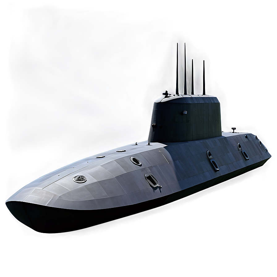 Stealth Submarine At Night Png 52 PNG