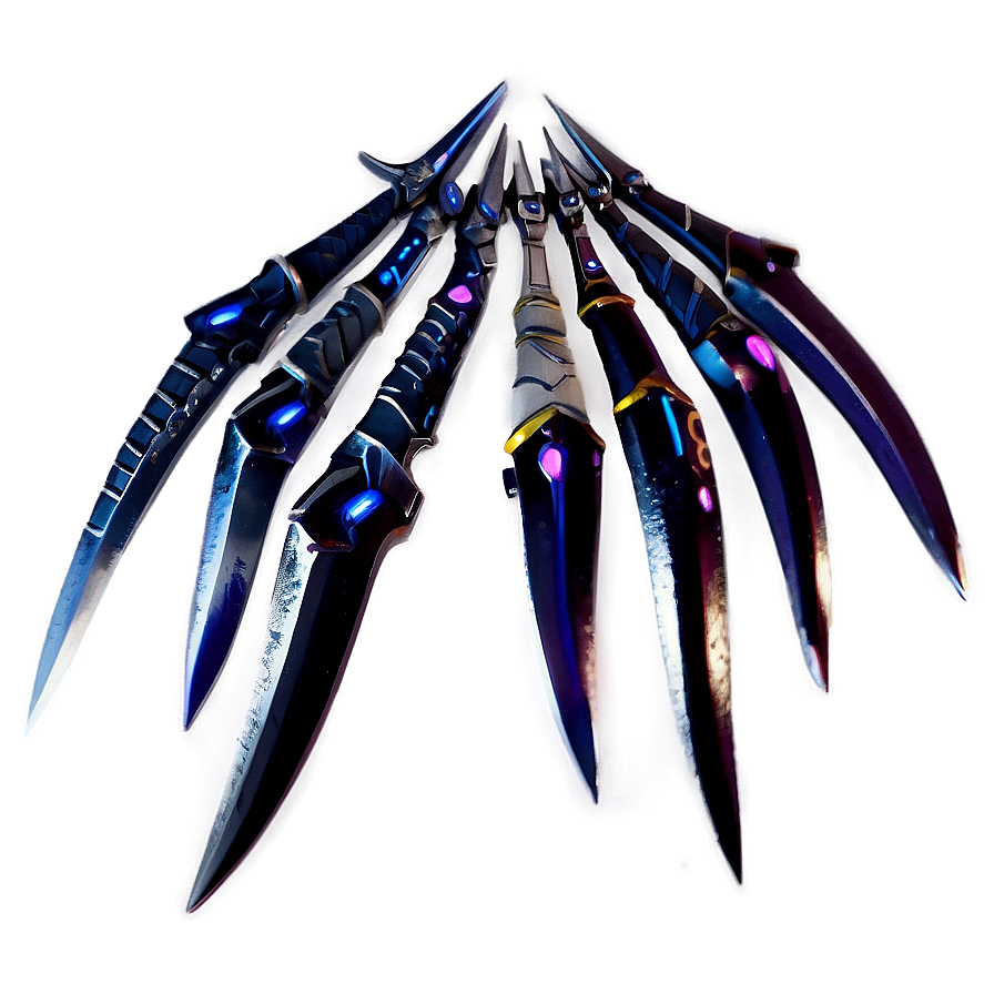 Stealthy Assassin Claws Png Mwv16 PNG