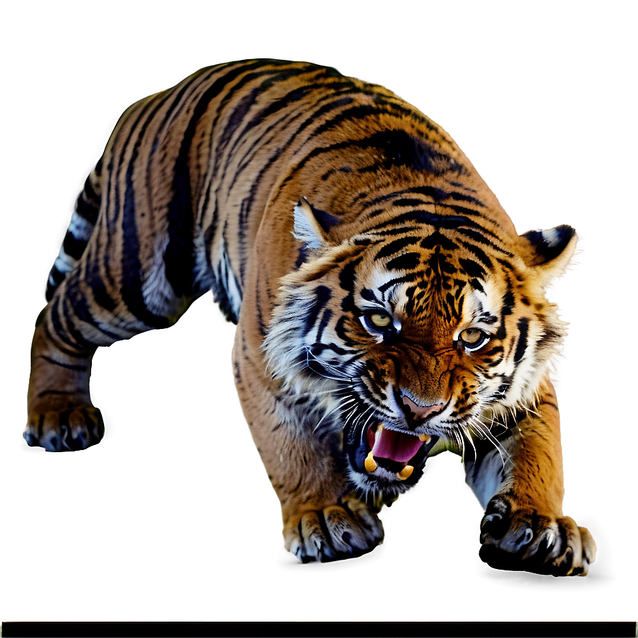 Stealthy Tiger Ambush Png 5 PNG